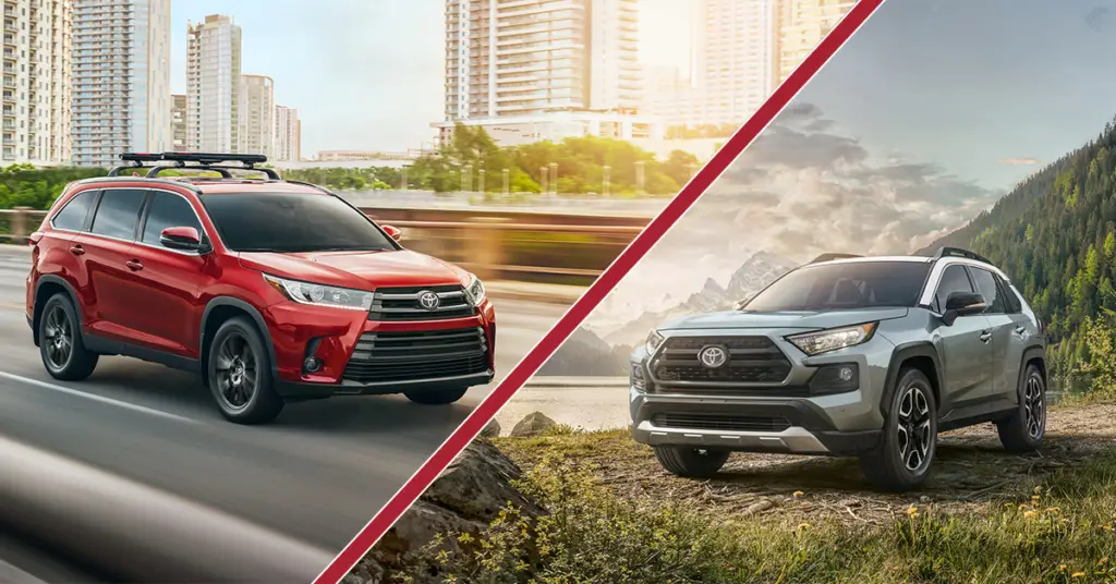 Toyota Highlander Vs Rav4