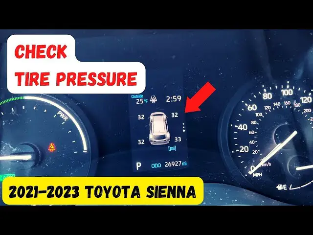 How to Check Tire Pressure Toyota Corolla