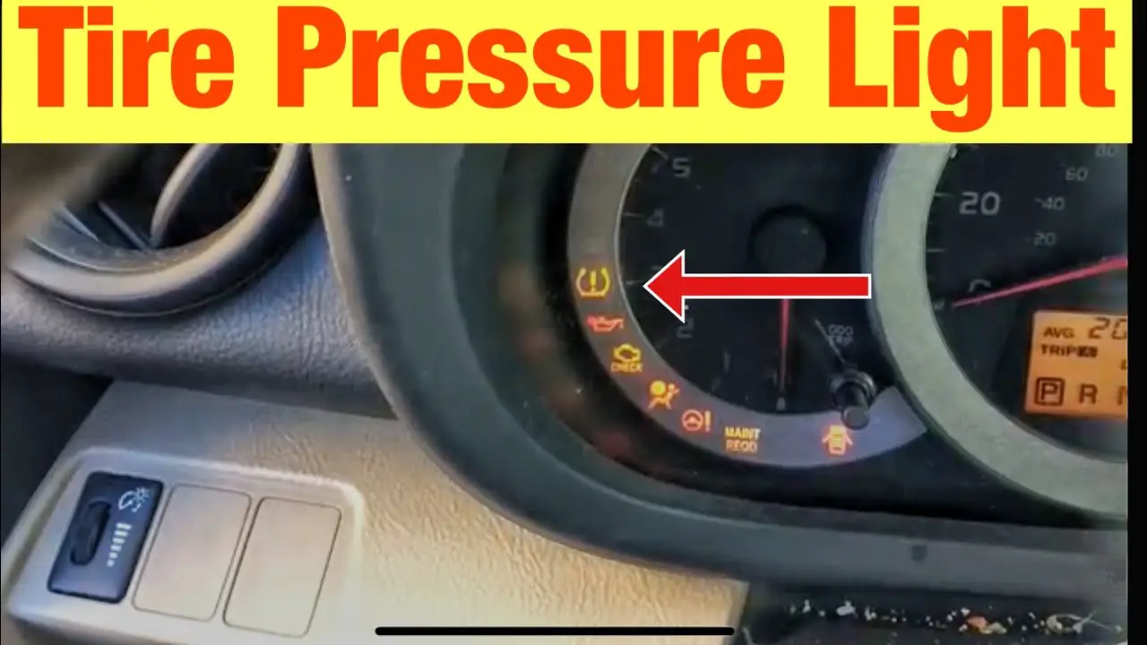 How to Reset Tire Pressure Light Toyota Rav4