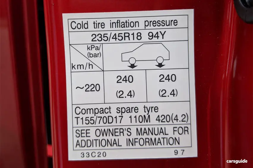 What is the Correct Tire Pressure for a Toyota Camry